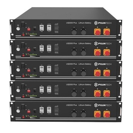 5xPYLON US2000B-PLUS-Rack 12U-Kit