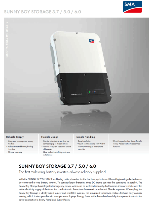 SMA SUNNY BOY STORAGE SBS3.7-10 – Image 8