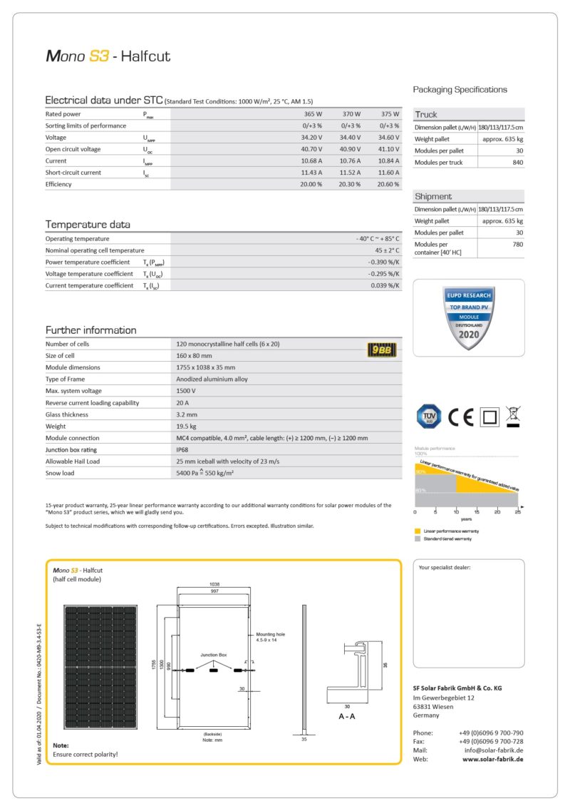 SOLARFABRIK M-S3-370-HC - Image 2
