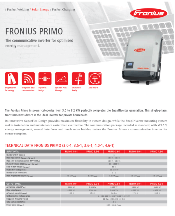 FRONIUS PRIMO 3.0-1 - Image 3