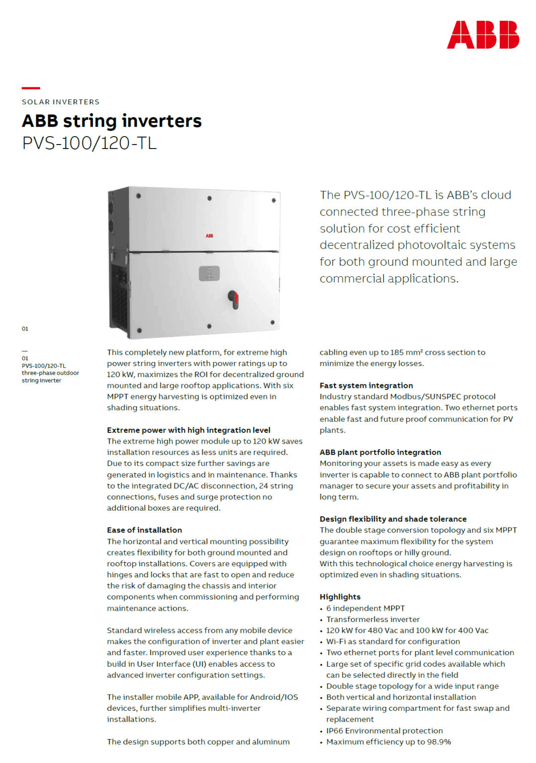 ABB PVS-100-TL – Bild 3