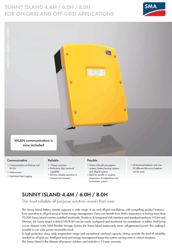SMA SUNNY ISLAND SI4.4M-12 - Imagen 7